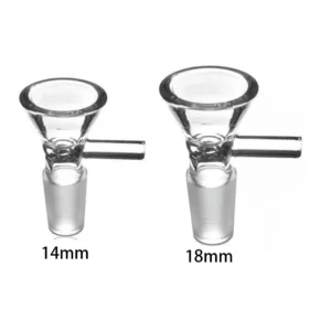 Ciotola in vetro maschio per erbe secche 10mm 14mm 18mm