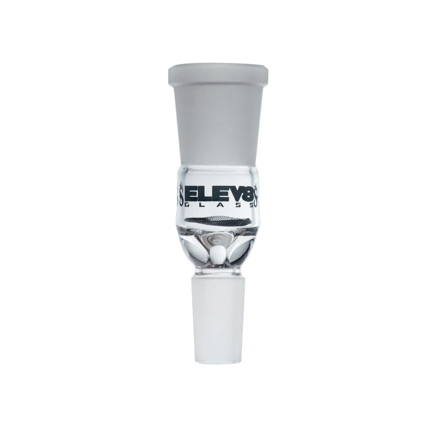 14mm "Elev8" Injector Glass Bowl with Mesh Sieb