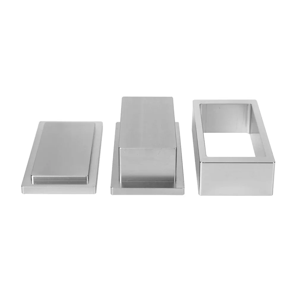 2×4 inch Rosin Pre Press Mold Made of 6061 Aircraft Aluminum Easy Separation With No Sticking for 2inch Width Roisn Filter Bags