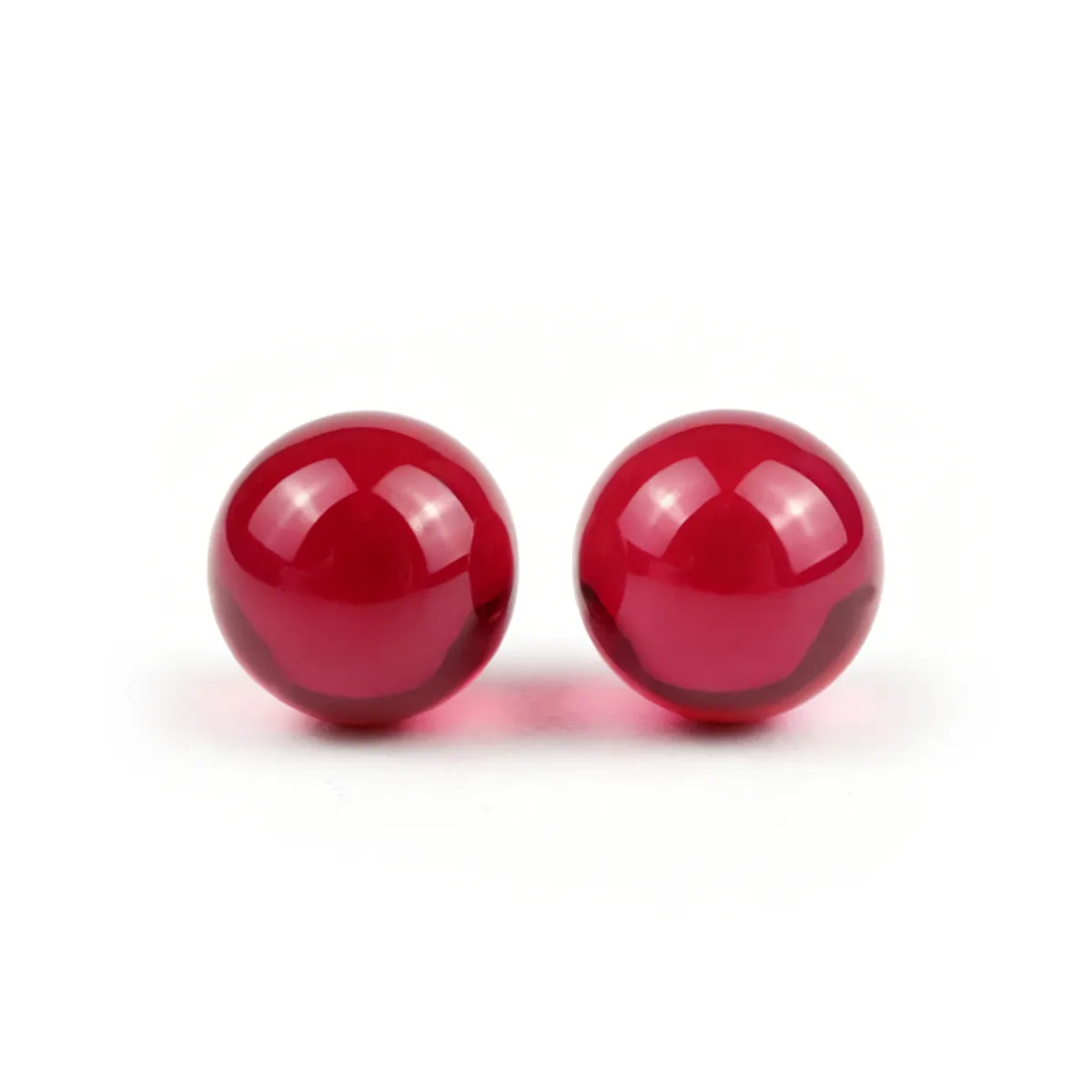8mm Ruby Terp Pearls 2pcs