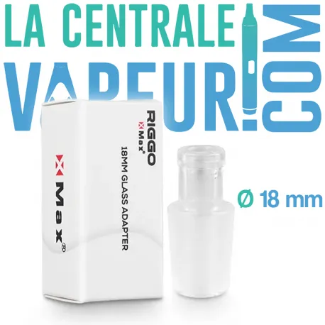 Adaptateur en verre 18 mm XMax Riggo