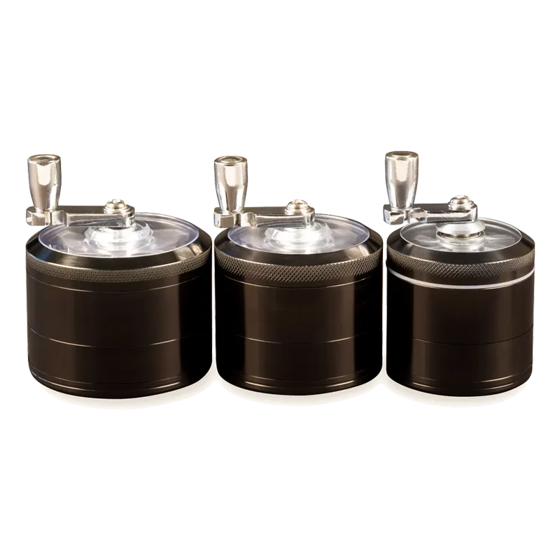 Aerospaced 4-Piece Grinder with Mill Handle