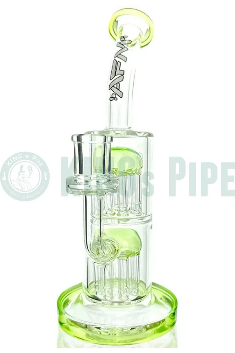 AFM Glass Double Tree Perc Dab Rig