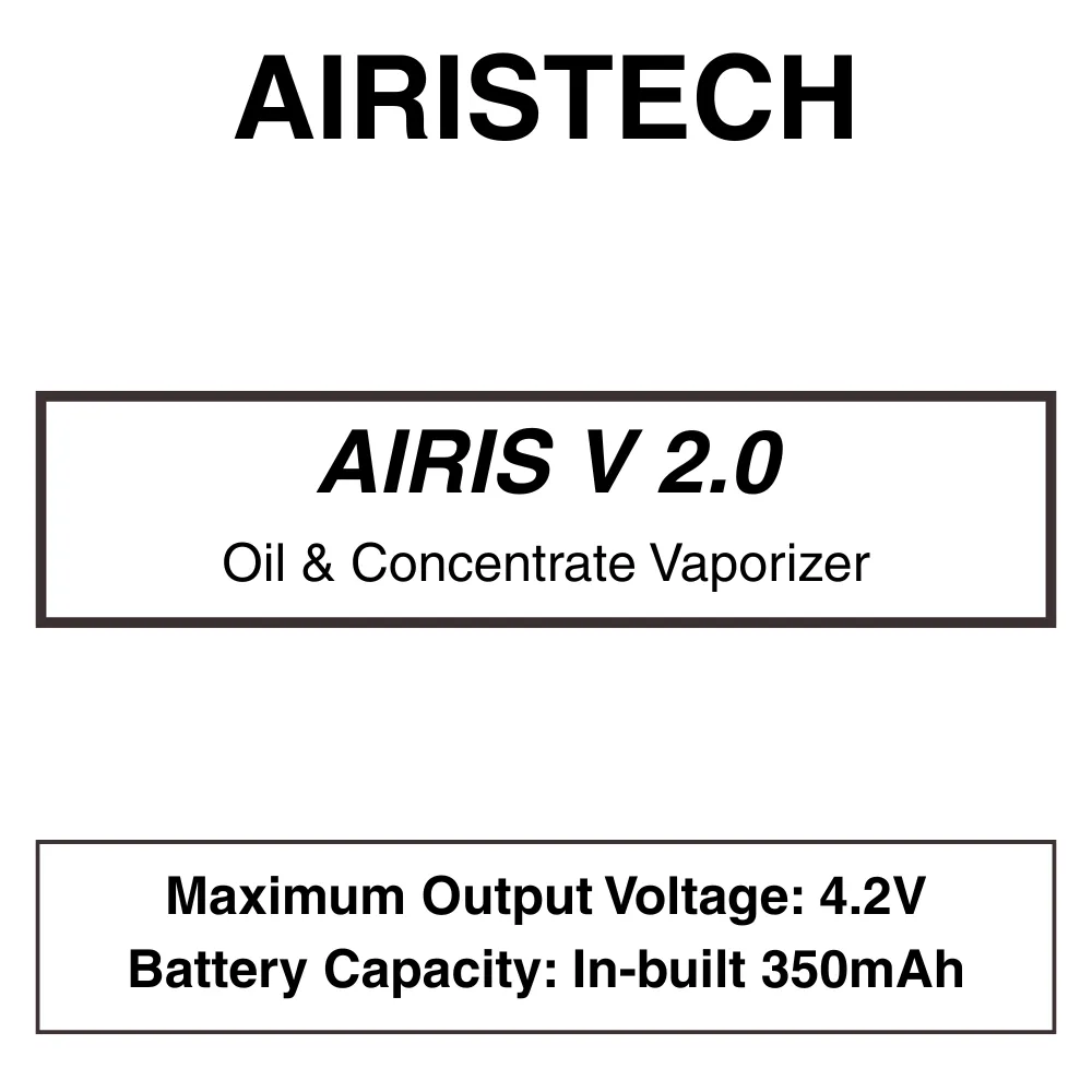 Airis v2.0 – 350mAh – Concentrate Vaporiser