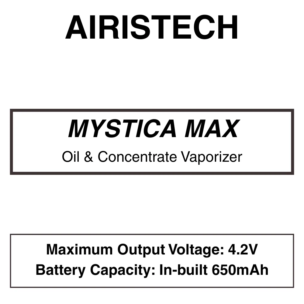Airistech – Mystica Max – Concentrate Vaporiser