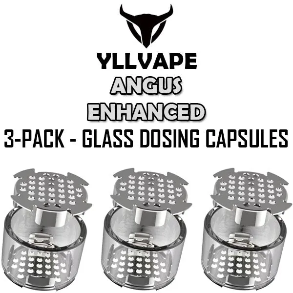 Angus Enhanced Glass Dosing Capsules (3 Pack)