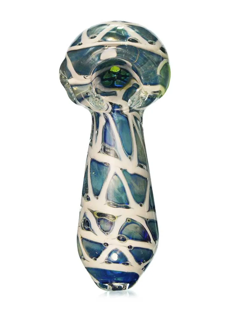 Badass Glass Blue Glass Spoon Pipe