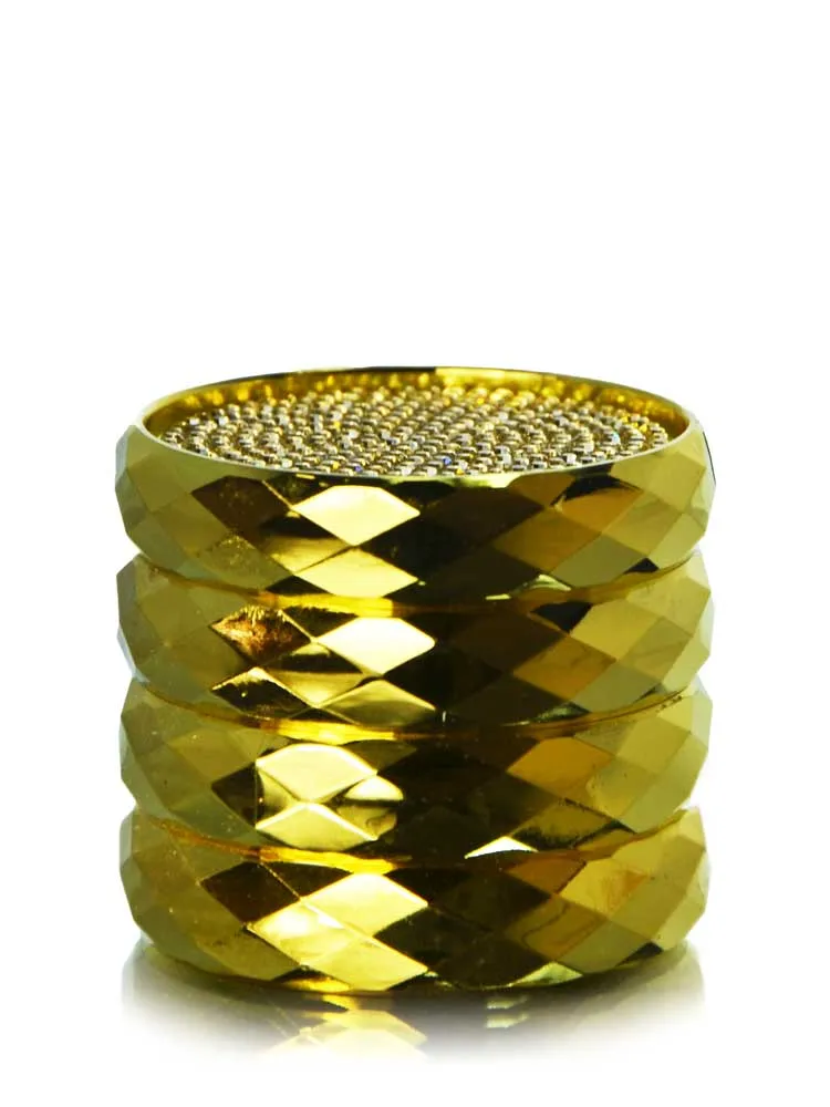 Badass Glass Gold Grinder 4-Piece