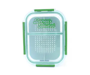 Banger Basket V4 Dual Compartment Cleaning Container with Baskets and Lid