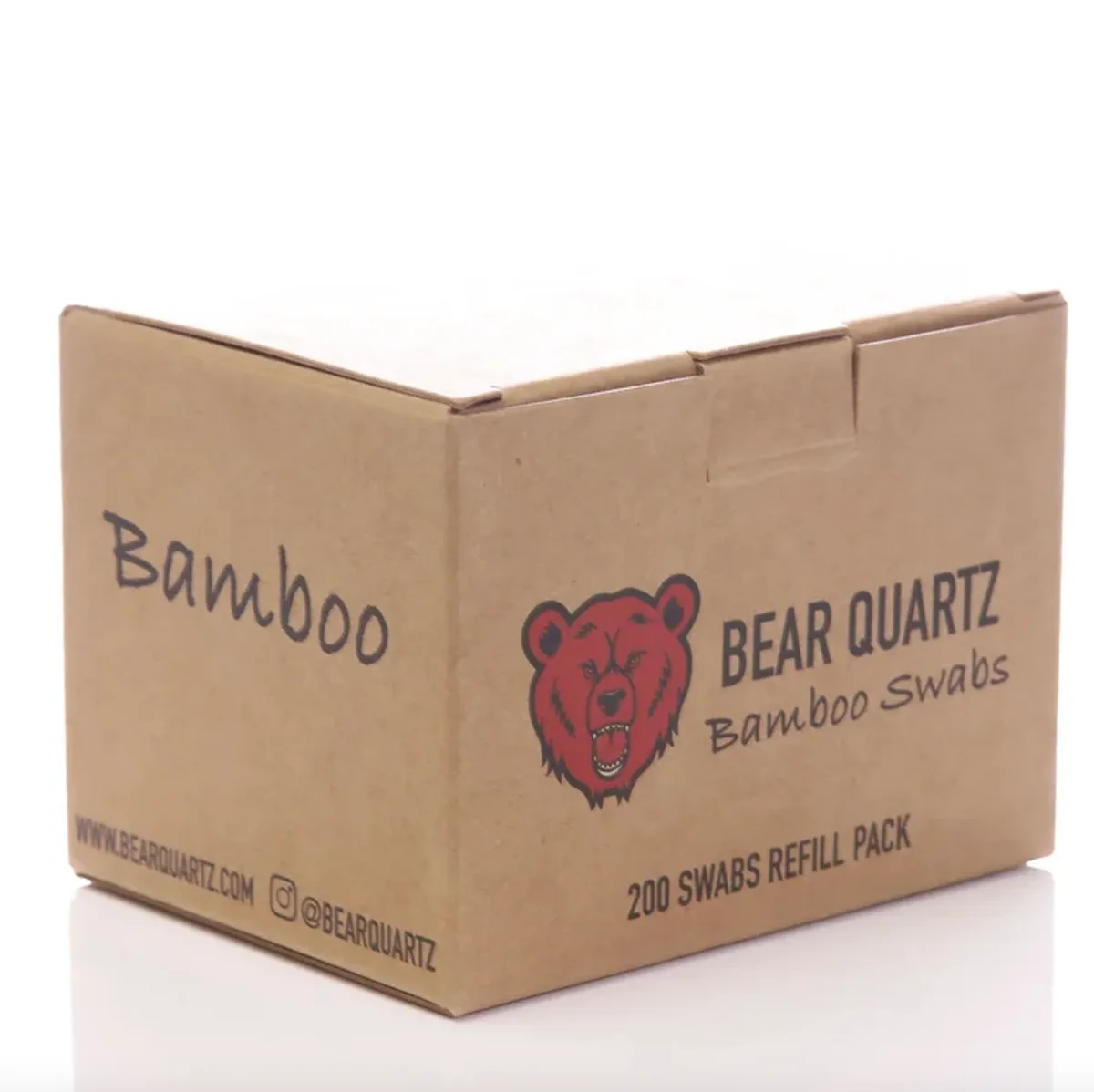 Bear Quartz Bamboo Swabs Refills
