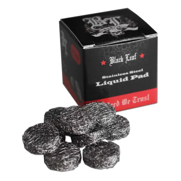 Black Leaf Stainless Steel Drip Pads 15 mm (10 pcs)