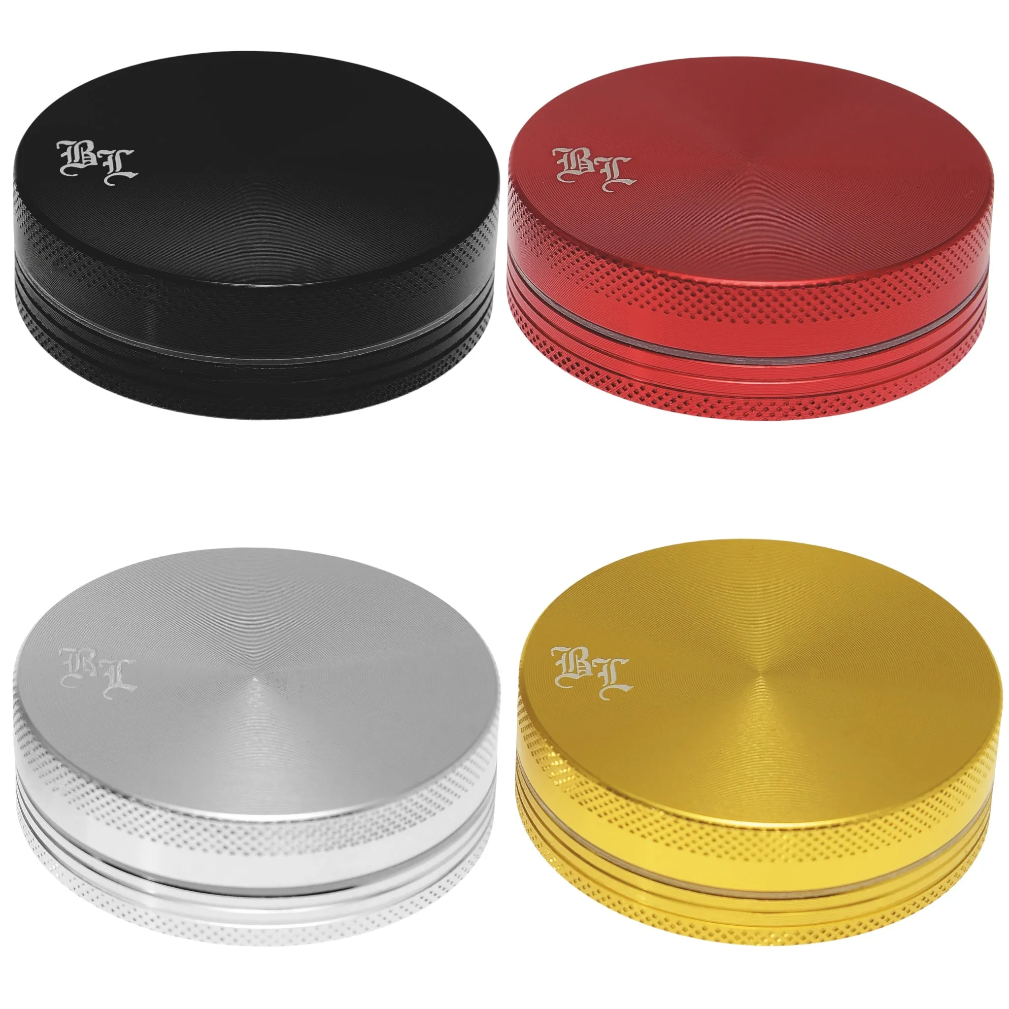 Black Leaf Alu-Grinder 2-tlg. m. Magnet