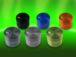 Black Leaf Aluminum Grinder 4-Piece 50mm