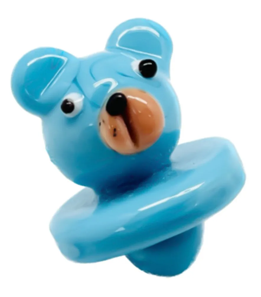 Black Leaf 'Bear' Glass Carb Cap