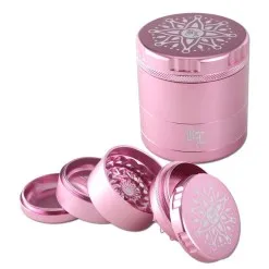 Black Leaf CNC Flower Grinder 5-teilig Pink