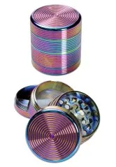 Black Leaf - Aluminum Grinder 4-Part 5cm Black