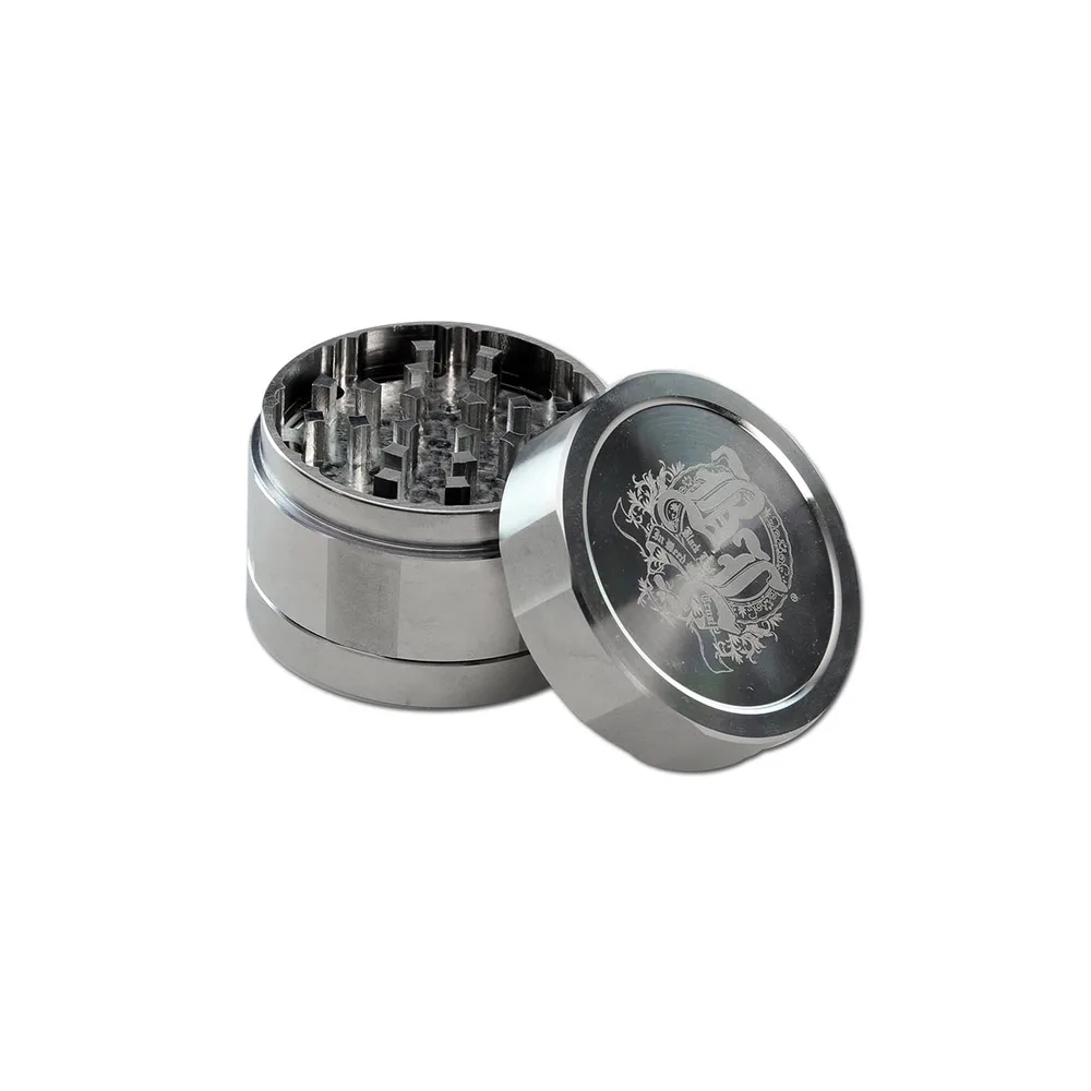 Grinder en acier inoxydable Black Leaf Delux 3 pièces