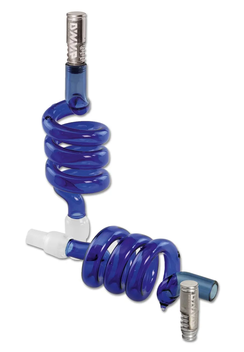Black Leaf Vaporizer Bong Attachment Spiral with DynaVap Tip