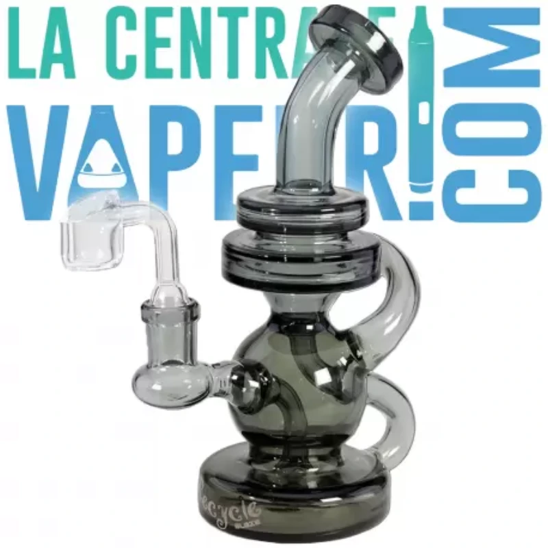 Bubbler Recycler Blaze Glass