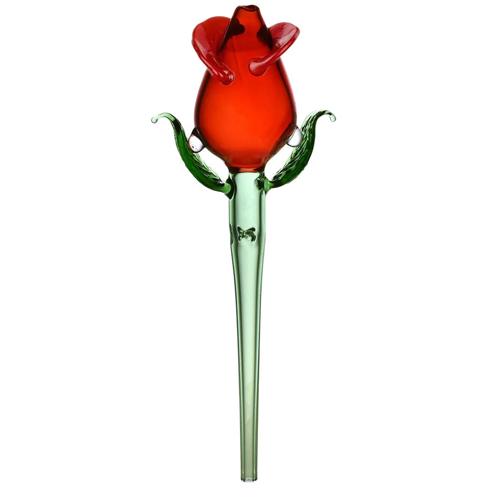 CaliConnected 6” Glass Rose Dab Straw