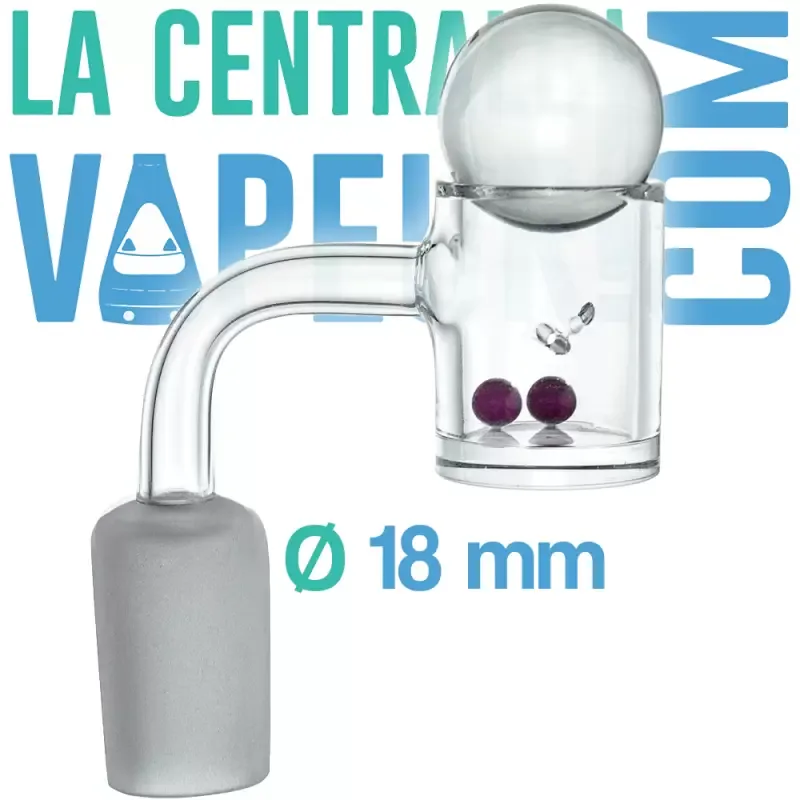 Cannabis Hardware 25mm Quartz Banger With Airholes 19mm