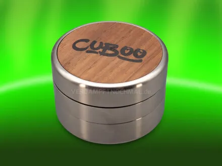 Cuboo Cyber Spin Stainless Steel Grinder, 3-Piece, 62mm