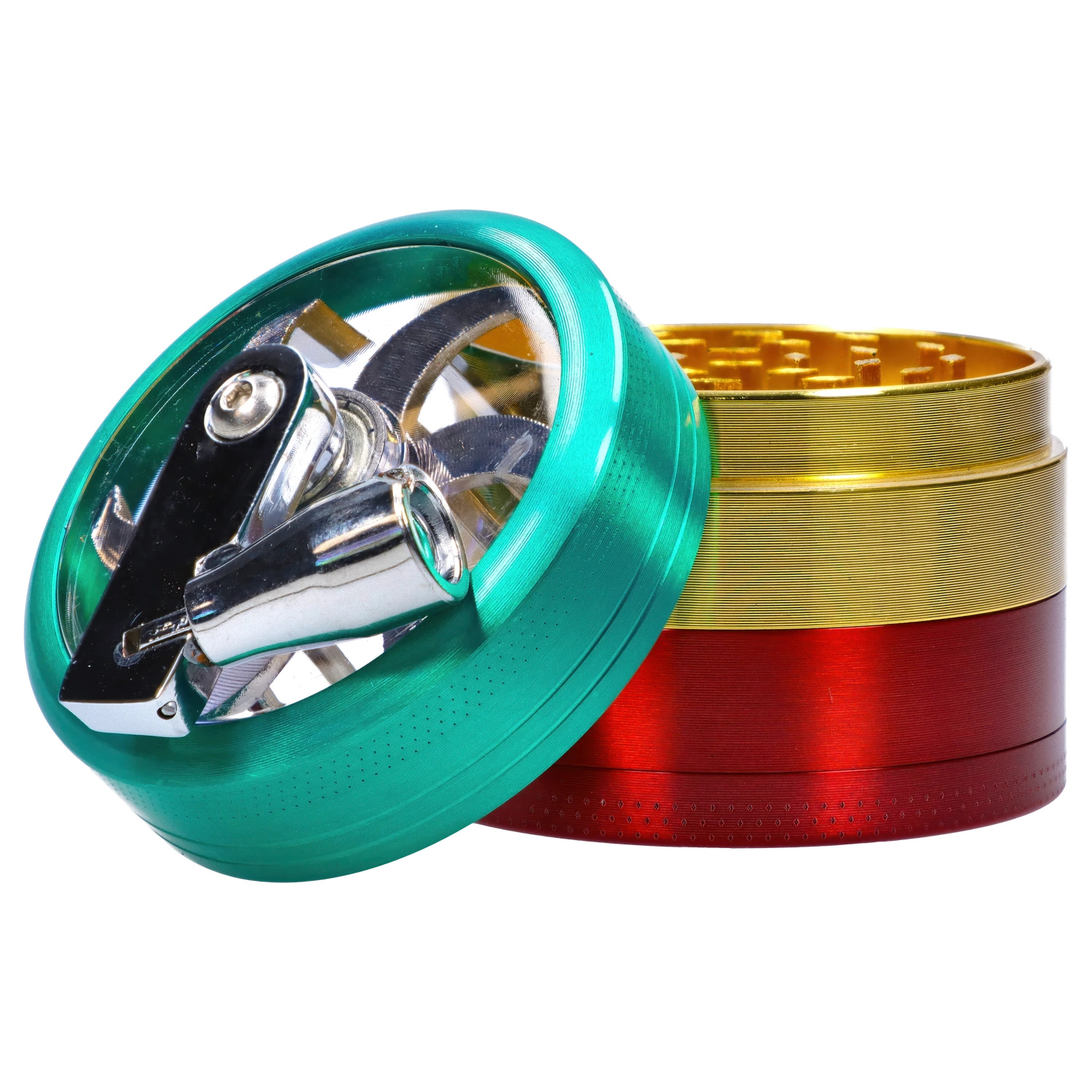 DankStop 3-Stage with Handle Grinder - 52mm