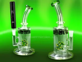 Blaze Glass Virus Ball Ölbong/Dab Rig