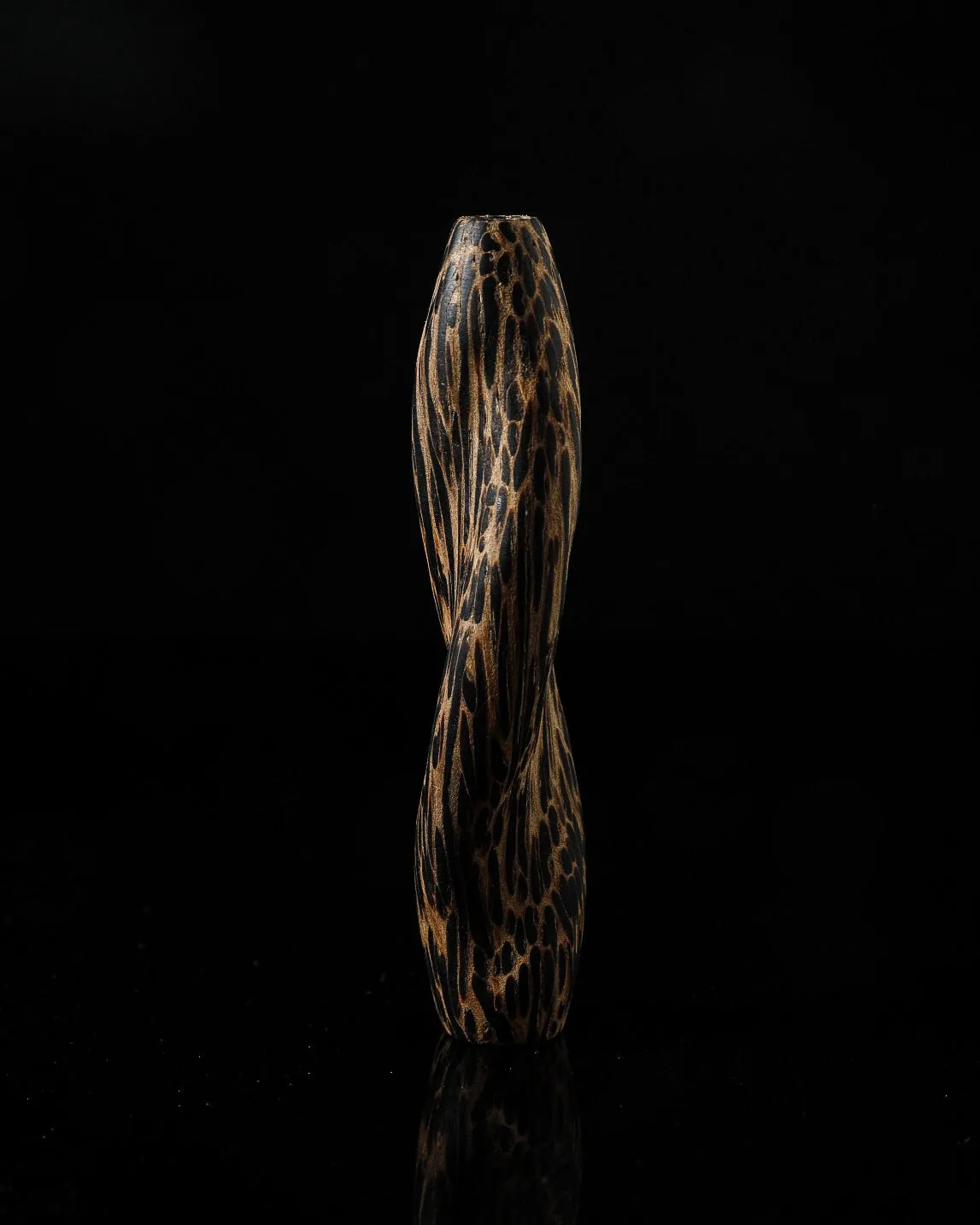 Double Helix Stem - Black Palm Wood