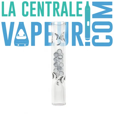 Embout buccal en verre à billes Tetra court