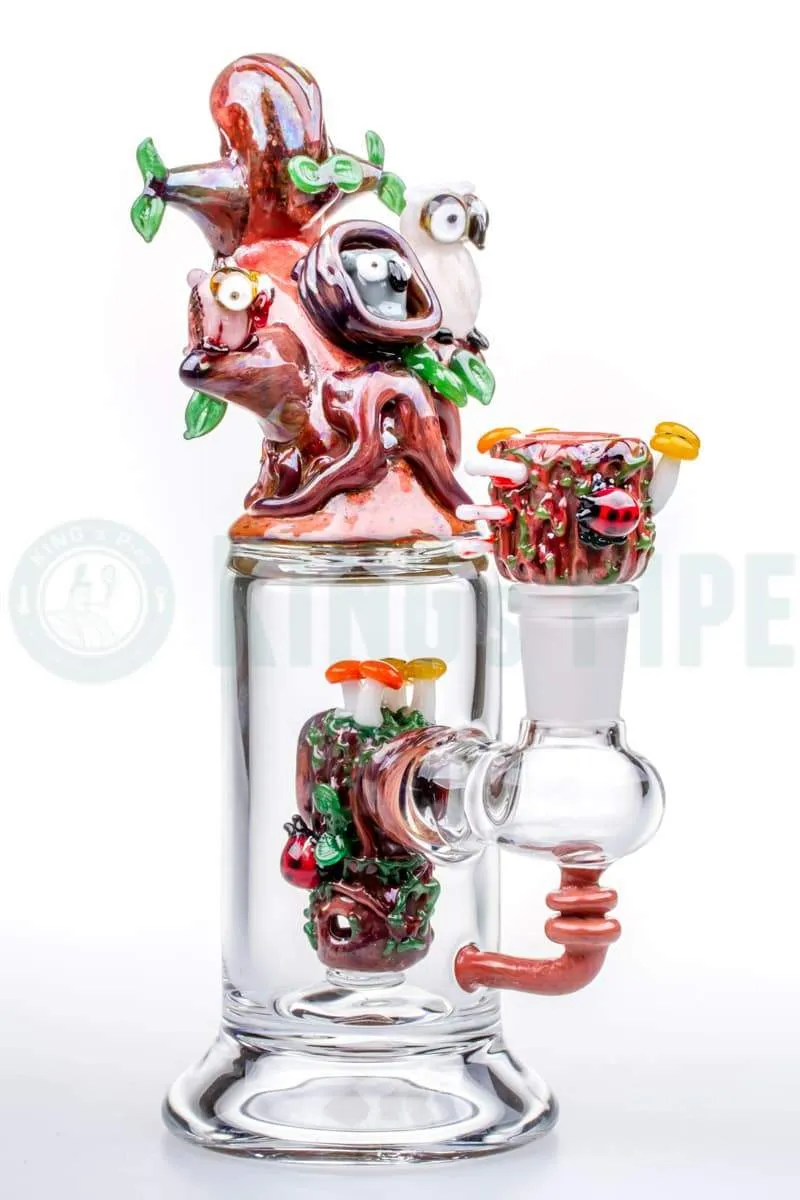Empire Glassworks Deep Forest Hooties Dab Rig