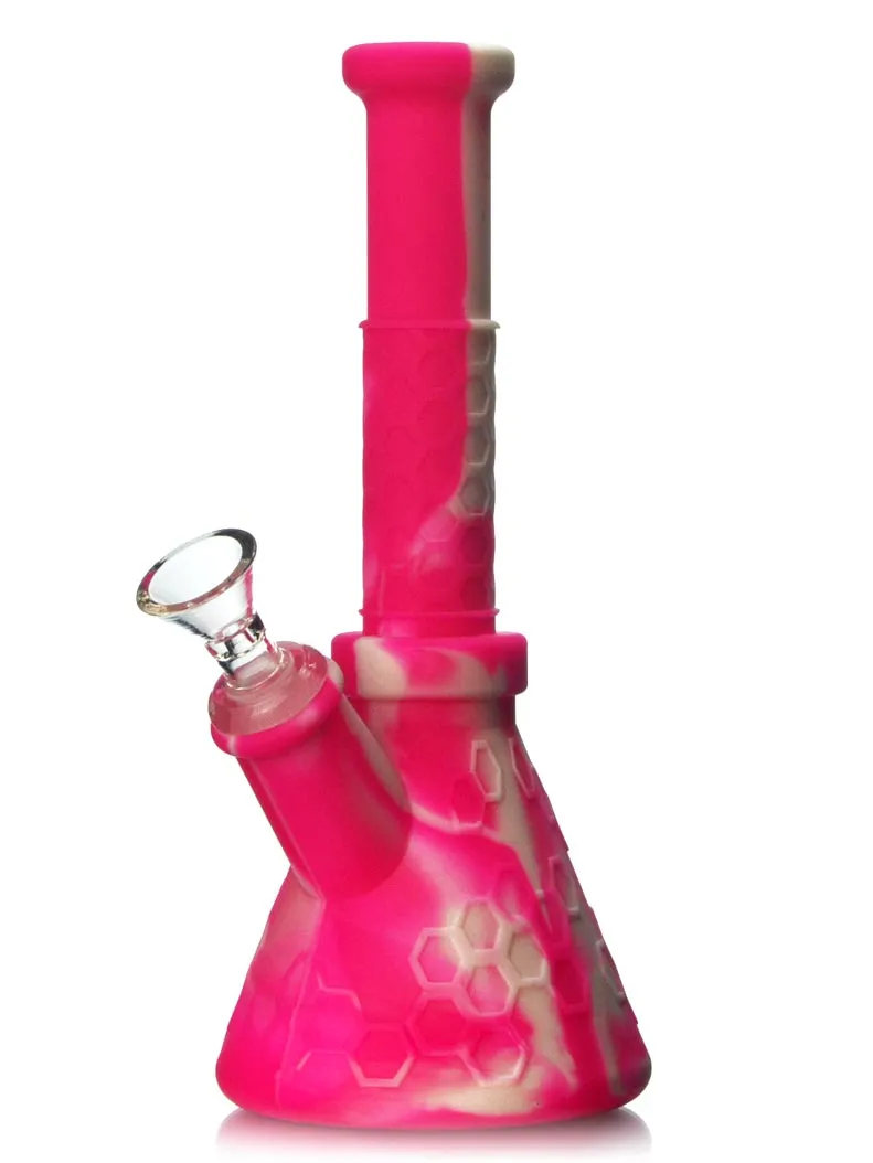 EYCE Silicone Beaker Bong with Ice Catcher and Hidden Jar