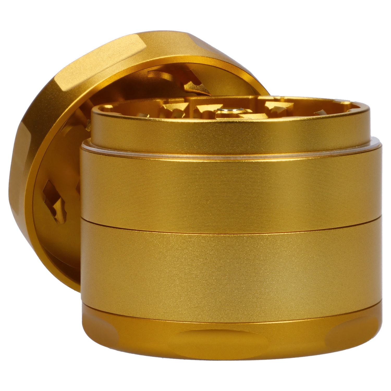 Famous Design-Surrender Aluminum 3 Stage Grinder-Gold