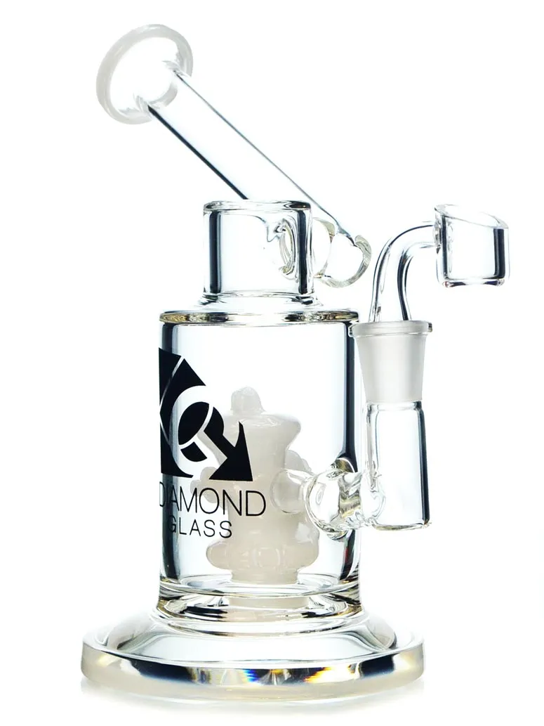Fire Hydrant Perc Dab Rig by Diamond Glass