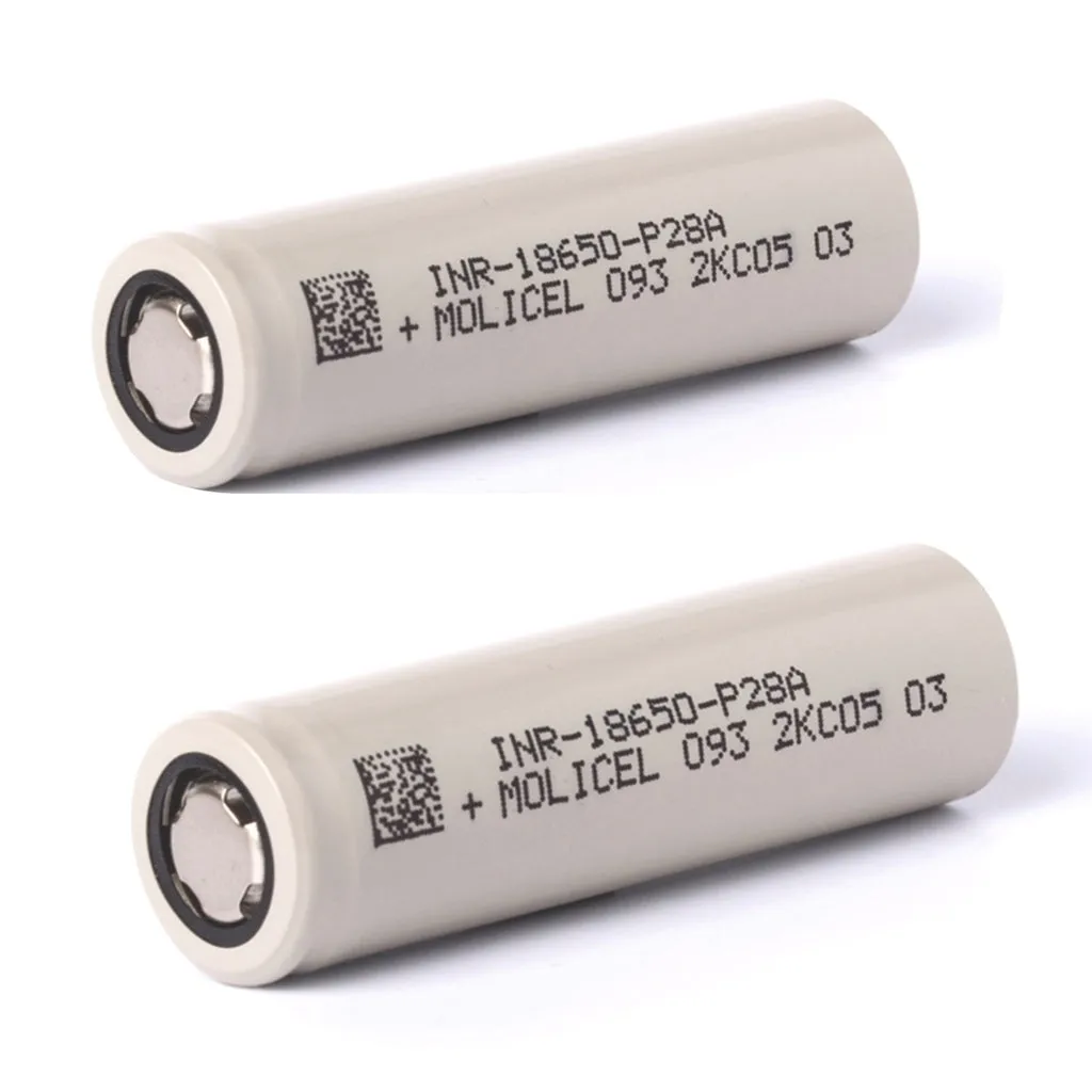 Boundless Tera 18650 Molicel-batterijen, 2 stuks