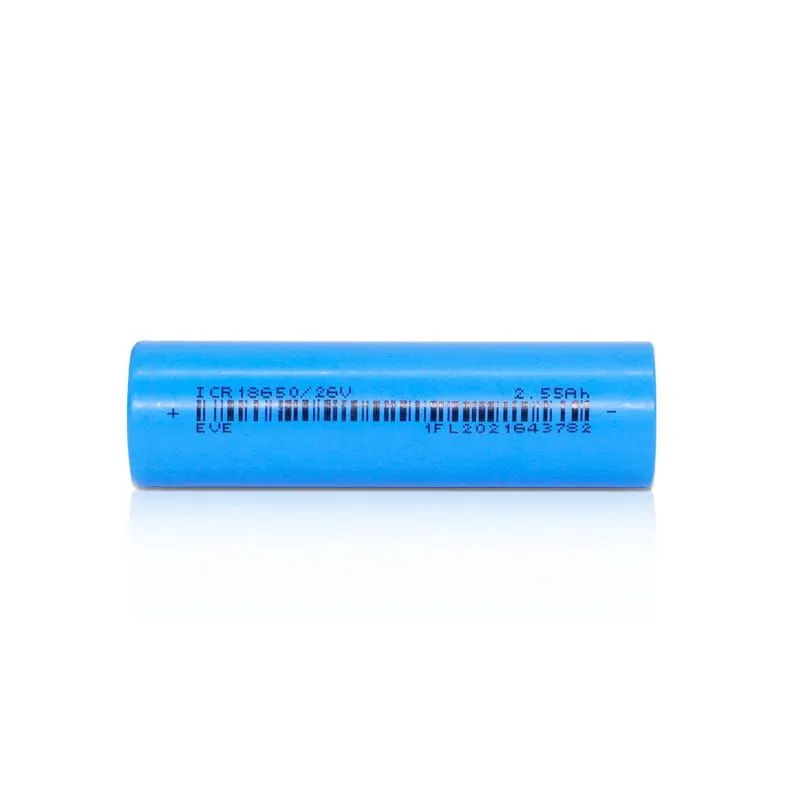 ICR18650/26V 2550mAh 8A Battery