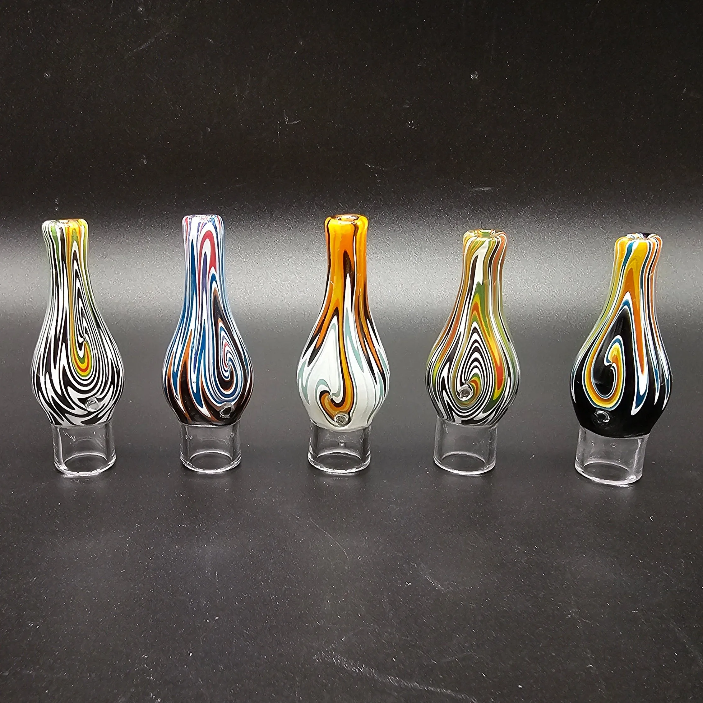 Glass Whip Mouthpiece (push-fit) | RVS