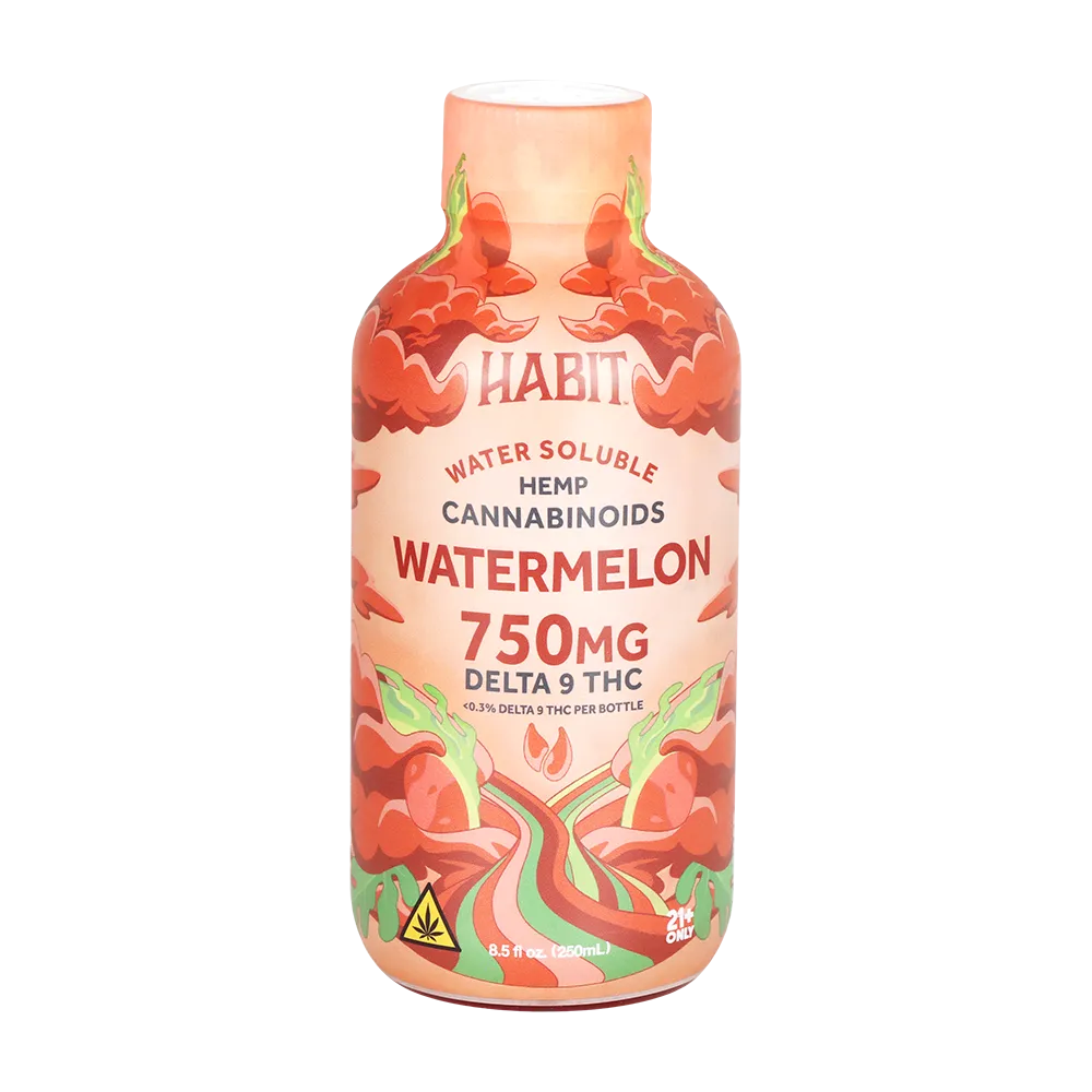Habit Full Spectrum D9 THC Water-Soluble Syrup | Watermelon