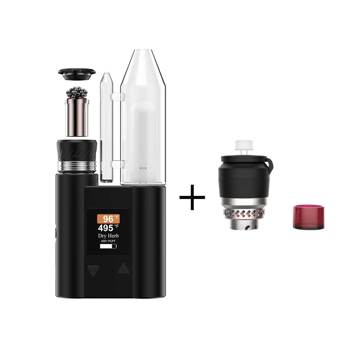 Herbcloud Titanium 2-in-1 Kit ICA 5D V2 with Ruby Insert