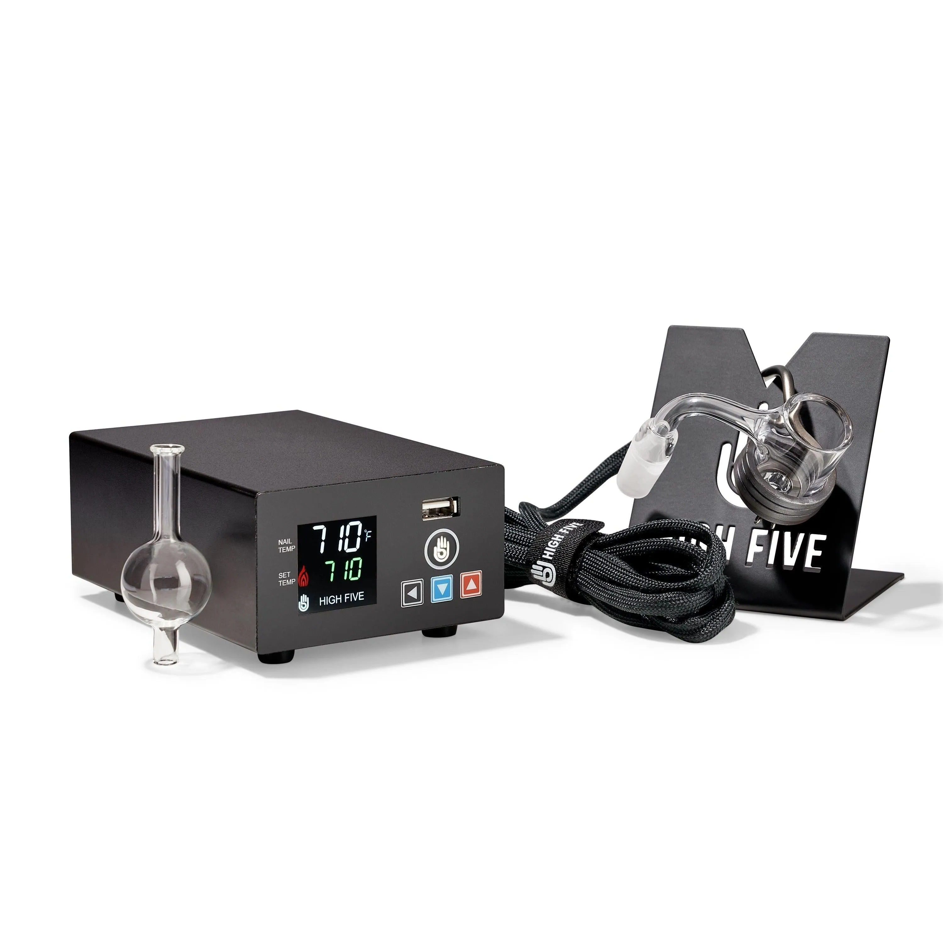 High Five - LCD E-Nail Quartz E-Banger Kit