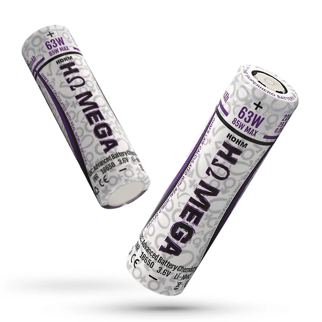 Hohm Tech MEGA 18650 2505mAh 22A Battery (2-Pack)