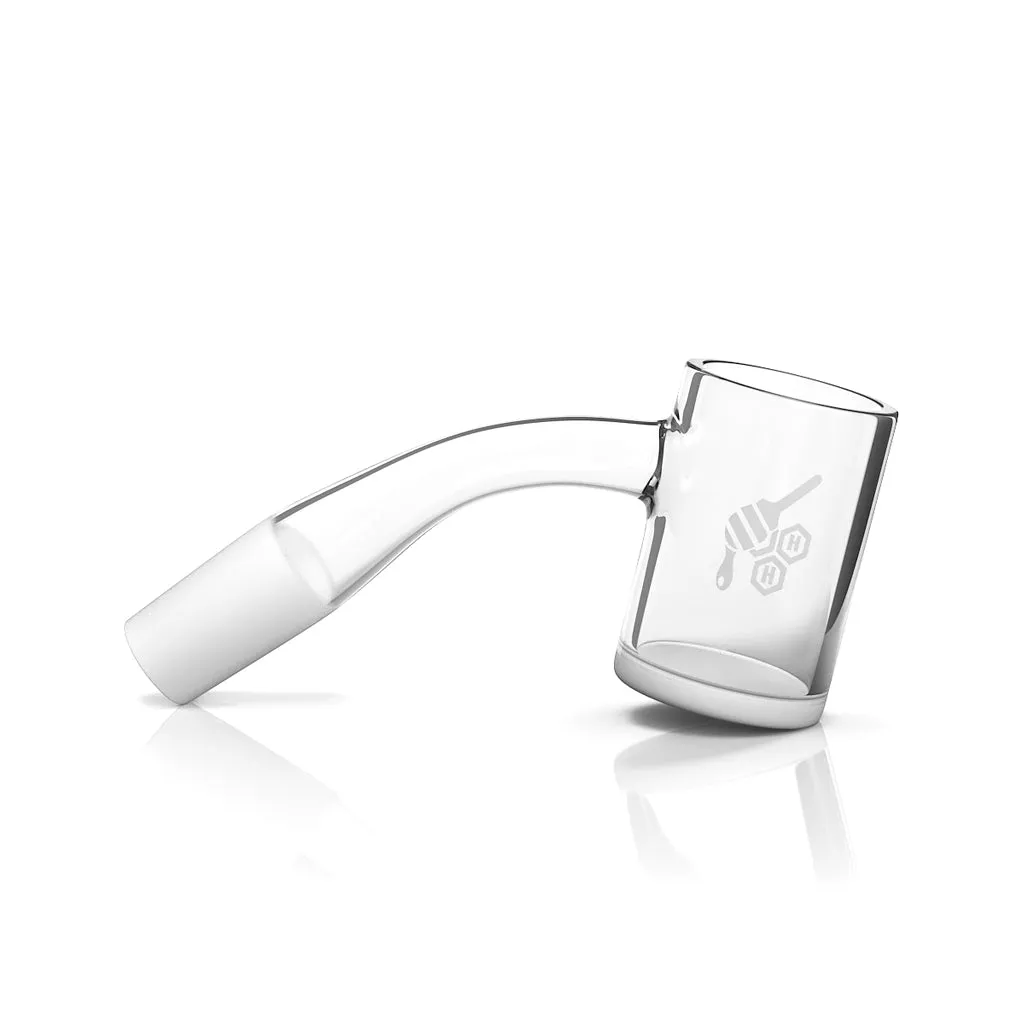 HONEY & MILK BEVEL Bol QUARTZ BANGER - 45° DEGREE | YL