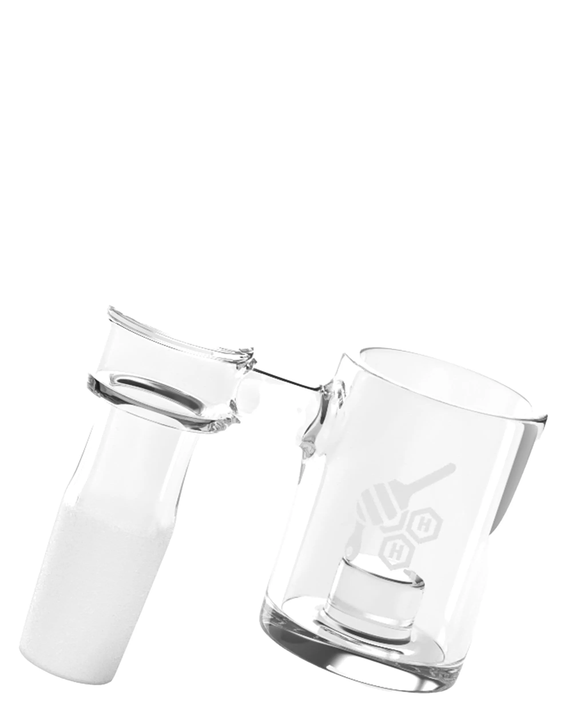 Honeybee Herb Yellow Line Core Reactor Sidecar Quartz Banger