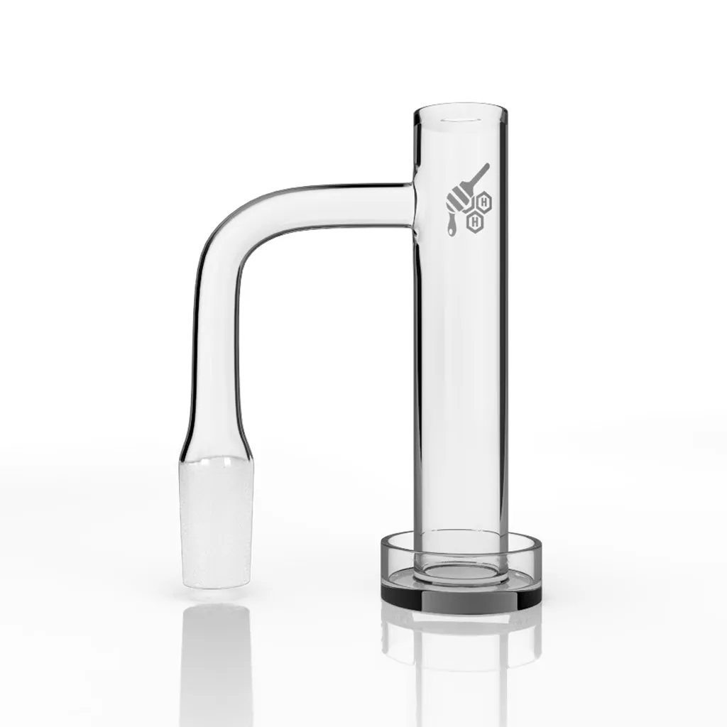 Honeybee Herb Yellow Line Honey Tower Quartz Banger