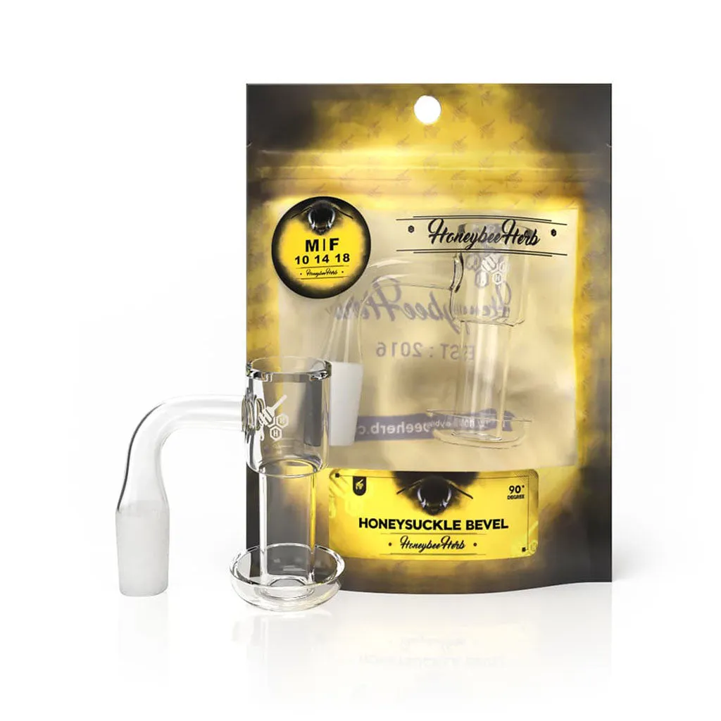 Honeybee Herb YL Honeysuckle Bevel Quartz Banger - All Joint Options