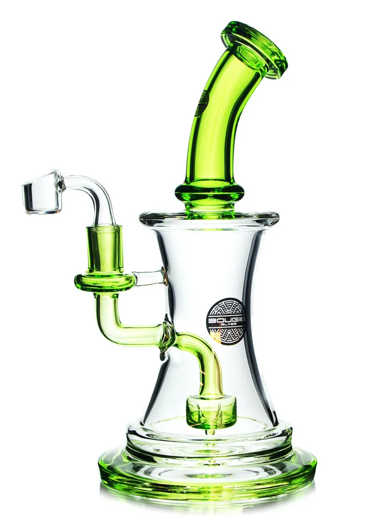 Hourglass Dab Rig by Bougie Glass