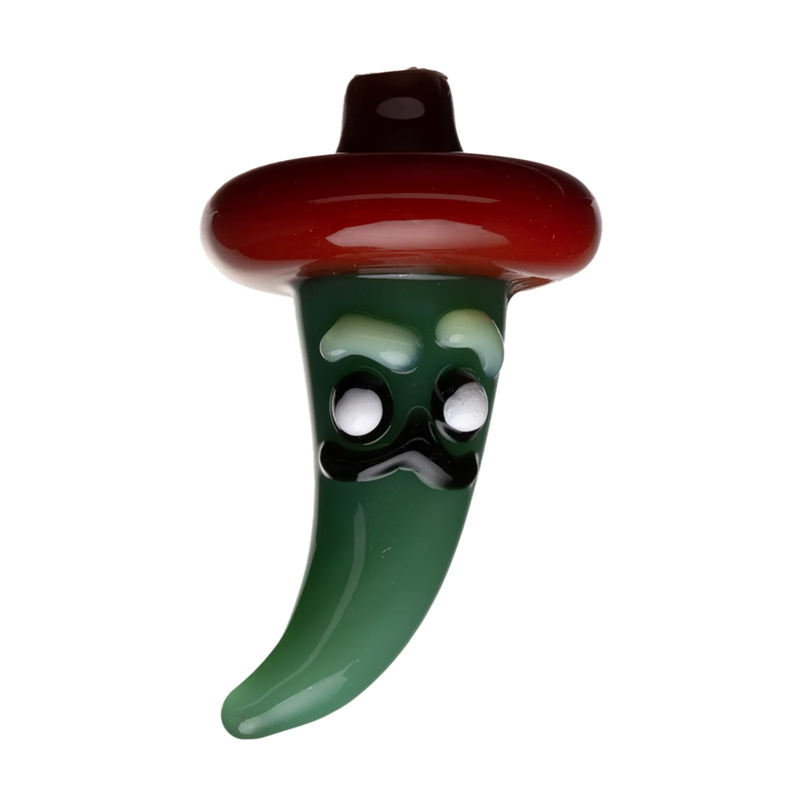 Стеклянный карб-кэп Human Grade Chili Pepper