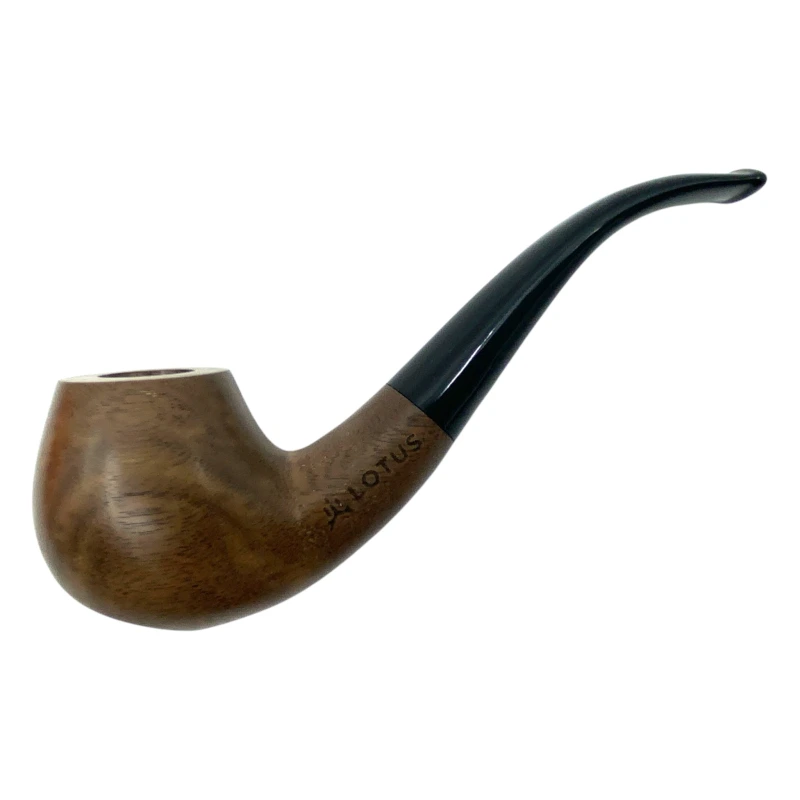 INHALE Lotus Wood Gentleman Pipe Walnut Edition