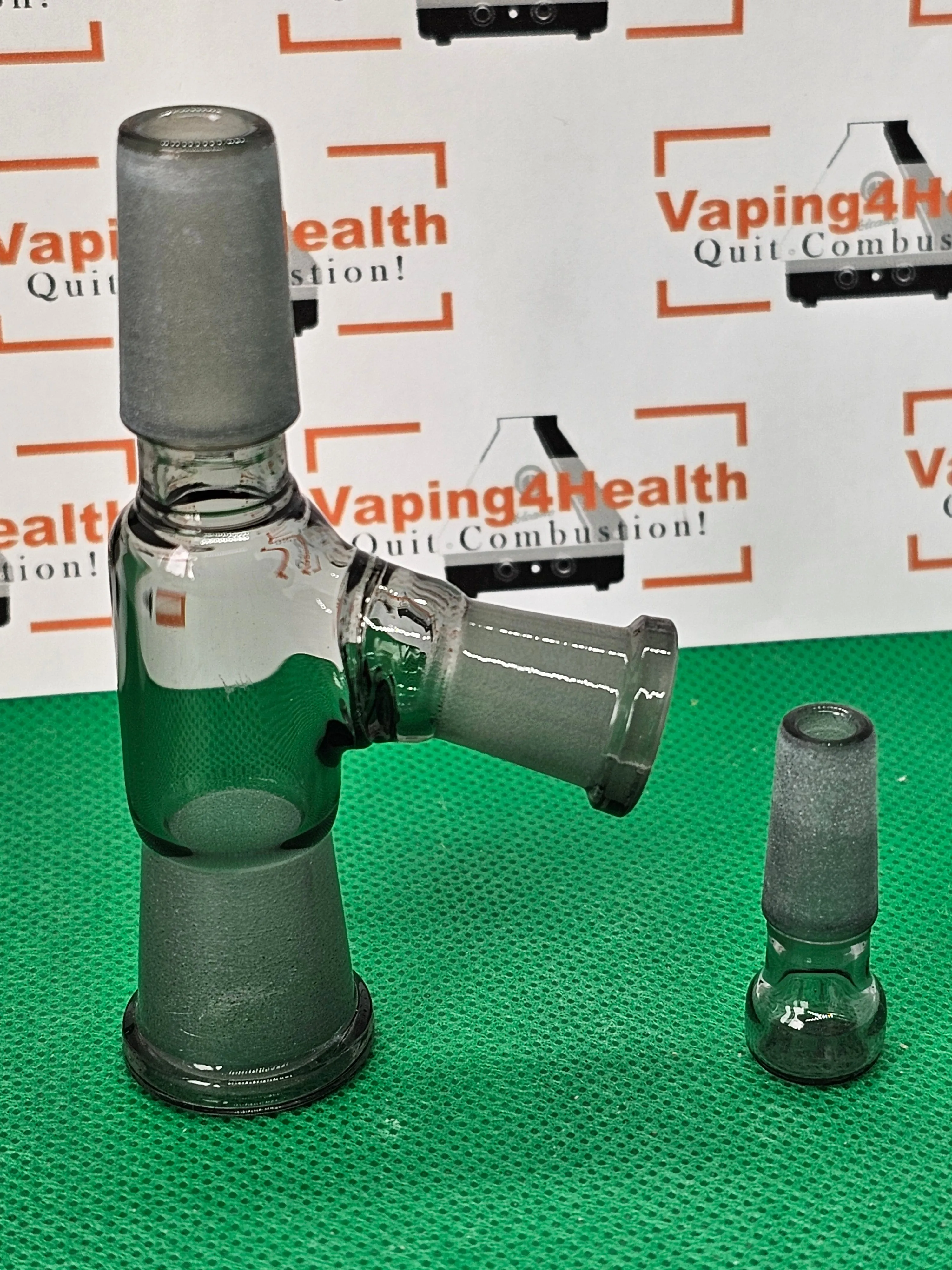 Injector Pass-Through Chamber 14mm Smoked Glass