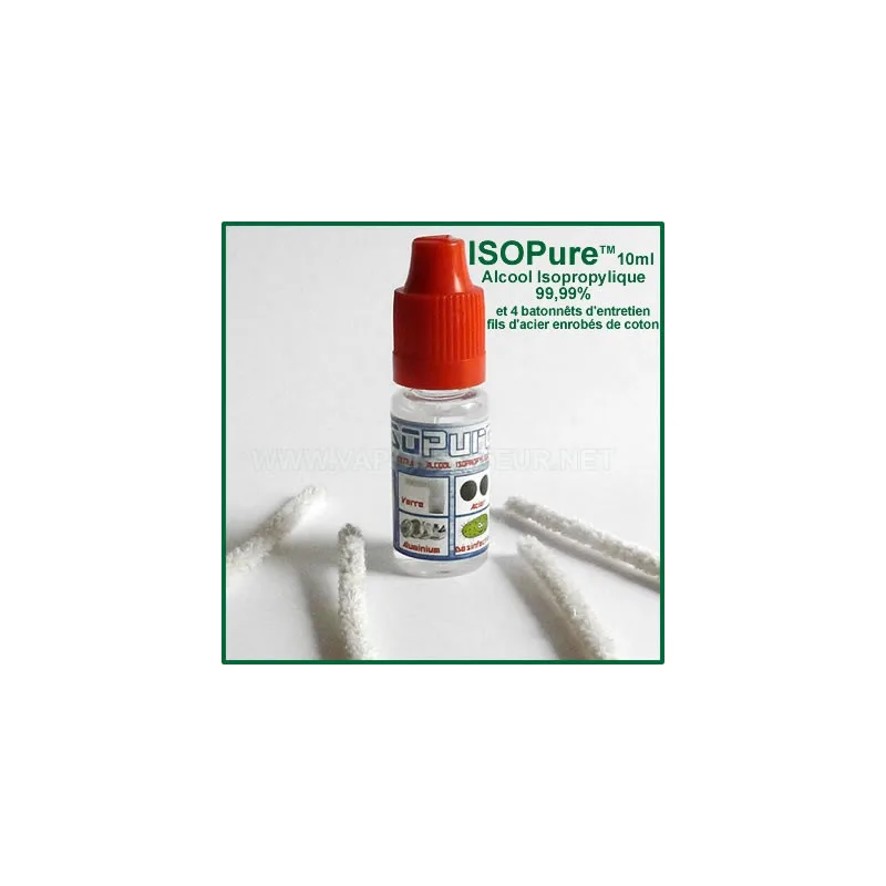 ISOPure Isopropyl Alcohol 99% 10ml + 4 Cleaning Sticks